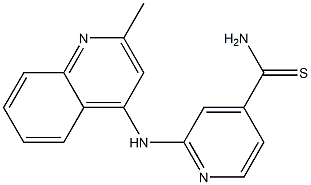 2-[(2-methylquinolin-4-yl)amino]pyridine-4-carbothioamide