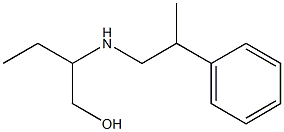 2-[(2-phenylpropyl)amino]butan-1-ol,,结构式