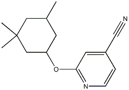  2-[(3,3,5-trimethylcyclohexyl)oxy]pyridine-4-carbonitrile