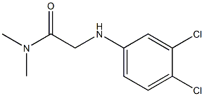 2-[(3,4-dichlorophenyl)amino]-N,N-dimethylacetamide 化学構造式