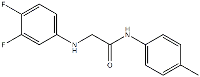 2-[(3,4-difluorophenyl)amino]-N-(4-methylphenyl)acetamide