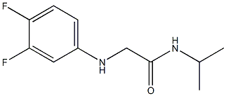 2-[(3,4-difluorophenyl)amino]-N-(propan-2-yl)acetamide