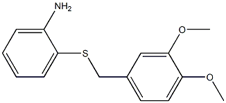 2-[(3,4-dimethoxybenzyl)thio]aniline