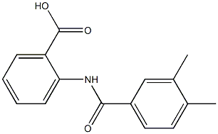 2-[(3,4-dimethylbenzene)(methyl)amido]benzoic acid