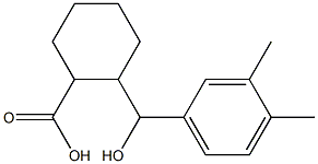 2-[(3,4-dimethylphenyl)(hydroxy)methyl]cyclohexane-1-carboxylic acid