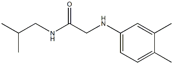 2-[(3,4-dimethylphenyl)amino]-N-(2-methylpropyl)acetamide