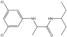  2-[(3,5-dichlorophenyl)amino]-N-(pentan-3-yl)propanamide