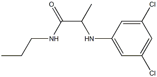  2-[(3,5-dichlorophenyl)amino]-N-propylpropanamide