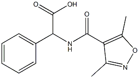  2-[(3,5-dimethyl-1,2-oxazol-4-yl)formamido]-2-phenylacetic acid