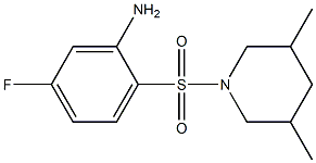 2-[(3,5-dimethylpiperidine-1-)sulfonyl]-5-fluoroaniline