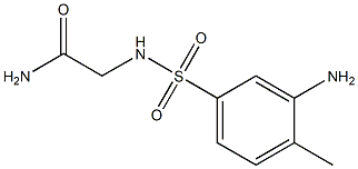 2-[(3-amino-4-methylbenzene)sulfonamido]acetamide Structure
