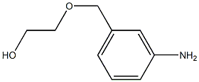 2-[(3-aminophenyl)methoxy]ethan-1-ol Structure