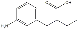 2-[(3-aminophenyl)methyl]butanoic acid Structure