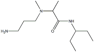 2-[(3-aminopropyl)(methyl)amino]-N-(pentan-3-yl)propanamide