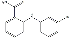 2-[(3-bromophenyl)amino]benzene-1-carbothioamide Structure