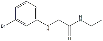 2-[(3-bromophenyl)amino]-N-ethylacetamide Struktur