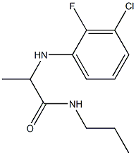 2-[(3-chloro-2-fluorophenyl)amino]-N-propylpropanamide