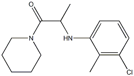 2-[(3-chloro-2-methylphenyl)amino]-1-(piperidin-1-yl)propan-1-one