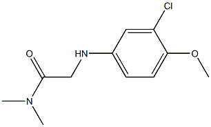 2-[(3-chloro-4-methoxyphenyl)amino]-N,N-dimethylacetamide