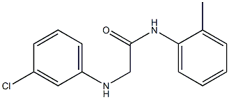 2-[(3-chlorophenyl)amino]-N-(2-methylphenyl)acetamide