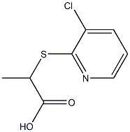 2-[(3-chloropyridin-2-yl)thio]propanoic acid Structure