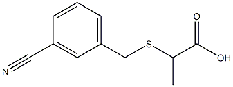 2-[(3-cyanobenzyl)thio]propanoic acid