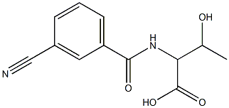 2-[(3-cyanophenyl)formamido]-3-hydroxybutanoic acid