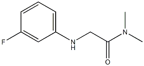  2-[(3-fluorophenyl)amino]-N,N-dimethylacetamide