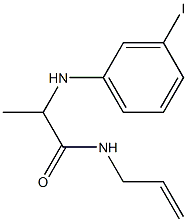 2-[(3-iodophenyl)amino]-N-(prop-2-en-1-yl)propanamide 结构式