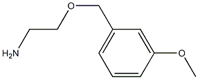 2-[(3-methoxybenzyl)oxy]ethanamine 化学構造式