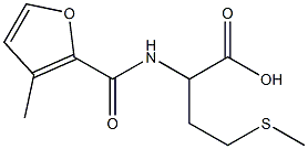 2-[(3-methyl-2-furoyl)amino]-4-(methylthio)butanoic acid 化学構造式