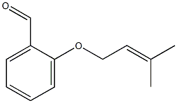 2-[(3-methylbut-2-en-1-yl)oxy]benzaldehyde,,结构式