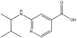 2-[(3-methylbutan-2-yl)amino]pyridine-4-carboxylic acid Structure