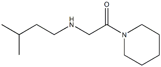 2-[(3-methylbutyl)amino]-1-(piperidin-1-yl)ethan-1-one,,结构式