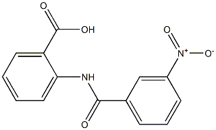 2-[(3-nitrobenzoyl)amino]benzoic acid Structure