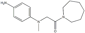 2-[(4-aminophenyl)(methyl)amino]-1-(azepan-1-yl)ethan-1-one Structure