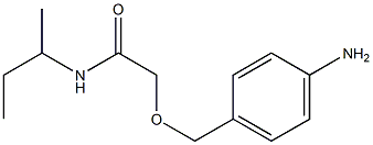 2-[(4-aminophenyl)methoxy]-N-(butan-2-yl)acetamide|