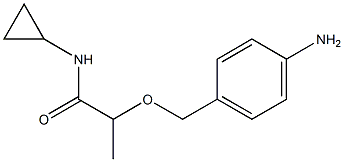 2-[(4-aminophenyl)methoxy]-N-cyclopropylpropanamide