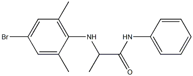 2-[(4-bromo-2,6-dimethylphenyl)amino]-N-phenylpropanamide