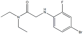 2-[(4-bromo-2-fluorophenyl)amino]-N,N-diethylacetamide