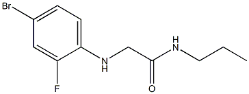 2-[(4-bromo-2-fluorophenyl)amino]-N-propylacetamide