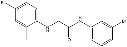 2-[(4-bromo-2-methylphenyl)amino]-N-(3-bromophenyl)acetamide|