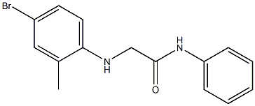 2-[(4-bromo-2-methylphenyl)amino]-N-phenylacetamide