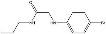 2-[(4-bromophenyl)amino]-N-propylacetamide