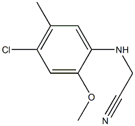 2-[(4-chloro-2-methoxy-5-methylphenyl)amino]acetonitrile