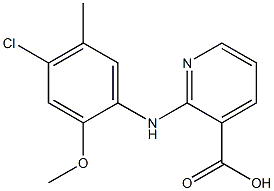 2-[(4-chloro-2-methoxy-5-methylphenyl)amino]pyridine-3-carboxylic acid|