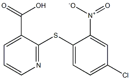 2-[(4-chloro-2-nitrophenyl)sulfanyl]pyridine-3-carboxylic acid