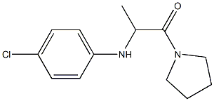 2-[(4-chlorophenyl)amino]-1-(pyrrolidin-1-yl)propan-1-one