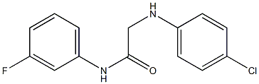 2-[(4-chlorophenyl)amino]-N-(3-fluorophenyl)acetamide|