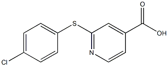  2-[(4-chlorophenyl)sulfanyl]pyridine-4-carboxylic acid